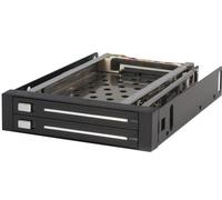 STARTECH Panel Hot Swap Doble Unidad 2.5in SATA para Bahía 3.5in