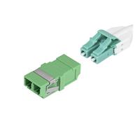 StarTech Paquete de 10 Acopladores de Fibra Óptica LC a LC Monomodo Dúplex - LC/APC - Acoplador LC Monomodo OS2 de Huella SC sin Brida