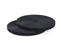 StarTech Paquete de 2 rollos de de 50ft / 15,2 m, 1,2 cm de ancho, color | Bridas reutilizables cortadas a medida, cinta de cierre, envolturas de tela ajustables, rollo a granel