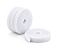 StarTech Paquete de 4 Bobinas de Bridas de Gancho y Bucle de 4,6m - Ancho 1,25cm - De Cortar a la Medida - Bobina a Granel - Blanco