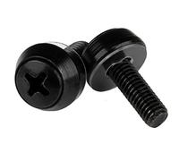StarTech.com Paquete de 50 Tornillos M5x12mm para Armarios Rack - Negro