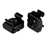 StarTech Paquete 50 Tuercas Jaula M5 y Herramienta, Rack 19in, Negro