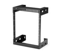 StarTech Rack Abierto 12 HE Pared Montaje 30,5cm Profundidad Negro Acero