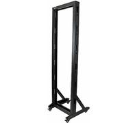 StarTech Rack de Red Abierto 42U 2 Columnas 19in, Móvil, de Suelo, 300kg | Compatible con equipos de red datos y AV, Cumple EIA/ECA-310 IEC 60297 y DIN 41494