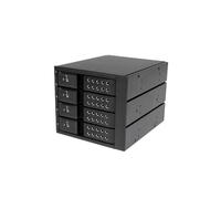 STARTECH Rack extraíble sin cajón para 4 HDDs SAS II/SATA III 6Gb/s de 3,5" - Aluminio