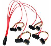 STARTECH SAS808782P50 Interno Mini SAS A 4x SAS/SATA HDD Mando Cable 0.5m