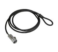 StarTech Seguro para Ordenador Portátil - Candado con Combinación de 4 Dígitos para Ordenador Portátil - con Cable Recubierto de Vinilo de 1,8 Metros Proteja