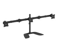 StarTech Soporte 3 Monitores 13-27in, VESA, Negro (ARMBARTRIO2) | Brazos articulados, Rotación horizontal a vertical, Altura ajustable a 424mm, Soporta 8kg por pantalla