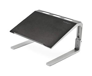 StarTech Soporte Ajustable para Portátil, Servicio Pesado, 3 Alturas, 10kg | Tres alturas 18, 5, 21 o 23, 5cm, Ángulo inclinado, Borde delantero antideslizante