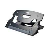 StarTech Soporte Ajustable y Plegable para Portátil, Base Ergonómica Ligera | Plataforma compacta 287x210mm, Solo 358 gramos, Diseño plegable y portátil