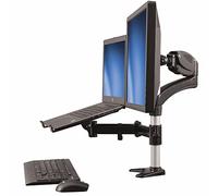 StarTech.com Brazo para un Monitor - Base para Ordenador Portátil con Ajuste de Altura de un Toque