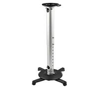 StarTech Soporte de Techo Universal para Proyector, 15kg (PROJCEILMNT2) | Extensión hasta 57cm, Inclinación y giro, Mástil extensible, Colgante