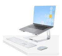 StarTech.com Soporte de Escritorio para Portátil, Soporta 5kg, de Aluminio, Color Plata, Base Riser Elevador Ergonómico para Portátil, para Macbook Air/Pro, Dell XPS, Lenovo
