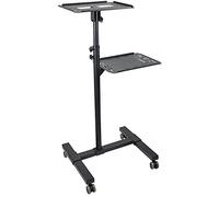 StarTech.com - Soporte Móvil para Proyector y Ordenador Portátil - Carrito de Servicio Pesado para Proyector (2 Estantes) - de A
