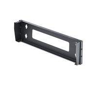 StarTech Soporte Mural Vertical 1U para Parcheo 19in - 55kg (RK119WALLV-N) | Bracket de acero calibre 14 para equipos de red, orificios en ojo de cerradura