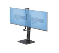 StarTech Soporte Travesaño 2 Monitores 27in, 12kg (2MC1S-MONITOR-STAND) | VESA 75x75/100x100, Altura 245-400mm, Hasta 6kg por soporte, Inclinación 45
