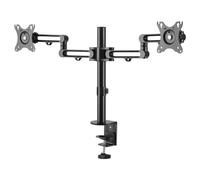 Startech Brazo Soporte 2 Monitores Vesa 32in One Size Black