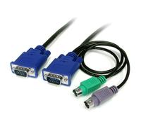 Startech SVECON6 - Cable KVM Ultra Delgado de 1.8 m, VGA 1.8 m - VGA PS/2 Integr