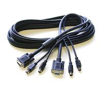 StarTech SVPS23N1_6 - Cable KVM 3 en 1 VGA PS/2 para teclado, ratón y monitor de 1.8 m