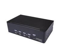 StarTech.com Switch Conmutador KVM de 4 Puertos Dobles DisplayPort de 4K 60Hz -