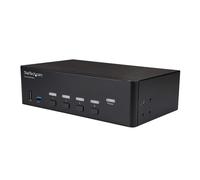 StarTech.com - Switch Conmutador KVM de 4 Puertos HDMI - 4K de 30Hz - de Pantalla Doble