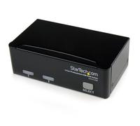 StarTech.com - Conmutador Switch Profesional KVM 2 Puertos Vídeo VGA - USB - Hasta 1920x1440