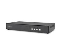 StarTech Switch KVM/Audio/USB 4 Puertos, Negro, 4K 60 Hz, Metálico