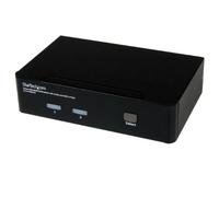 StarTech Switch KVM HDMI 2 Puertos, 1920x1200, Hub USB 2.0, Audio | Sin controladores, sistema operativo independiente, Resoluciones hasta UXGA, WUXGA y 1080p