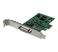 StarTech Tarjeta Capturadora Vídeo PCIe 1080p - HDMI VGA DVI Componentes | Compatible con DirectShow y OBS Studio, Sistemas NTSC y PAL, Codificación H.264, Solo Windows