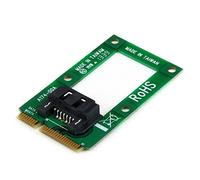 StarTech Tarjeta Conversora mSATA a SATA, HDD/SSD, 2,5/3,5in (MSAT2SAT3) | Adaptador mSATA a SATA, Compatible con dispositivos ópticos SATA, Incluye kit de tornillos