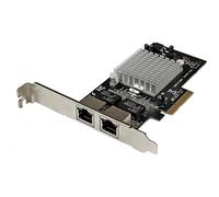 Startech Tarjeta Red Gigabit Ethernet 2 Puertos One Size Black