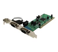 StarTech Tarjeta PCI 2 Serie DB9 RS422/485, UART 16C1050 (PCI2S4851050) | Dos DB9 Macho, RS485 2 y 4 hilos, FIFO 256 bytes, Hasta 128 Kbps