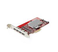 StarTech Tarjeta PCI Express de 4 Puertos USB-A - USB 3.2 10Gbps - Tarjeta de Expansión PCIe Hub Interno - 4 Controladores Independientes - TAA