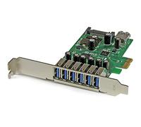 StarTech.com Adaptador tarjeta PCI Express de 7 puertos USB 3.0 con perfil bajo o completo