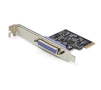StarTech Tarjeta PCIe paralela interna PEX1P2 – 1 puerto DB25 LPT, SPP/ECP