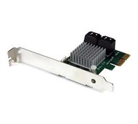 Tarjeta SATA - StarTech.com PEXSAT34RH Tarjeta PCIe SATA III RAID de 4 puertos con HyperDuo