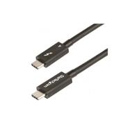 StarTech.com Cable de 0,5m Thunderbolt 4 - 40Gbps - PD 100W - Vídeo 4K/8K - Cable Thunderbolt 4 con Certificación Intel - Compatible con USB4/Thunderbolt 3/USB 3.2/USB Tipo C/DisplayPort