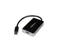 StarTech.com Adaptador de Vídeo Externo USB 3.0 a HDMI con Hub USB 1 Puerto - Tarjeta Gráfica Cable - 1080p