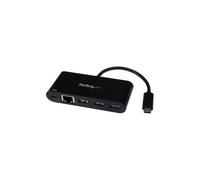 StarTech Usb-C Ethernet Adaptador Con 3-Port USB 3.0 Hub y Encendido Entrega