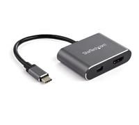 STARTECH USB C MULTIPORT Video Adapter CABL Música Gris espacial