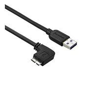 StarTech USB3AU1MLS - Cable Delgado Micro USB 3.0 Super Speed acodado a la Izqui