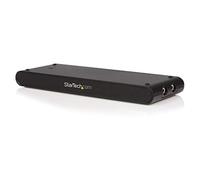Startech USBVGADOCK2 - Estación Dock (replicador de Puertos para Ordenador portátil con Ethernet, VGA, USB y Sonido, USB B, RJ45)