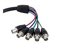 StarTech.com Cable de 30 cm Coaxial para Monitor HD15 VGA a 5 BNC RGBHV - Macho a Hembra
