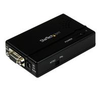 Startech VGA2VID - Conversor de VGA HD15 a vídeo Compuesto RCA o S-Video (Compos