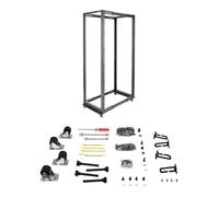 Startechcom Montaje Rack 42 Unidades 19 Pulgadas Marco Abierto Ajustable con Ruedas