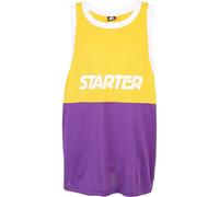 Starter Black Label Camiseta Interior para Hombre, Californiayellow/Realviolet, S/M