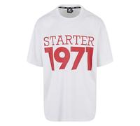 Starter Black Label Camiseta para Hombre, Blanco, M