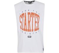Starter Black Label St441-starter Sleeveless tee Camiseta, Blanco, XL Hombres