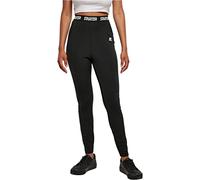 STARTER BLACK LABEL Leggings con Cinta con Logotipo para Principiantes Pantalones de Yoga, Negro, S para Mujer