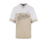 Starter Black Label St422-starter V-Neck Mesh tee Camiseta, Dustysand, XXL para Hombre